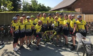 Chester and North Wales CTC riders in their new Club shirts Chester and North Wales CTC riders in their new Club shirts