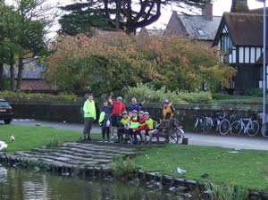 At Christleton Pond (photo by Sue Booth) At Christleton Pond (photo by Sue Booth)