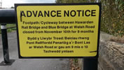 River Dee Footpath Closure Notice