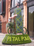 'Petal Power' flower sculpture, Chester