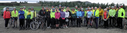 Group of riders before setting off on President's Ride, 30th September 2012 Group of riders before setting off on President's Ride, 30th September 2012