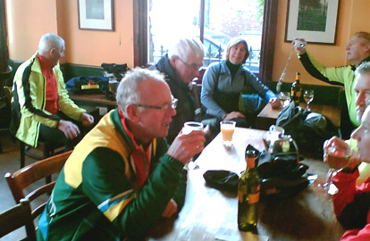 Graham at Keith's bistro bar.